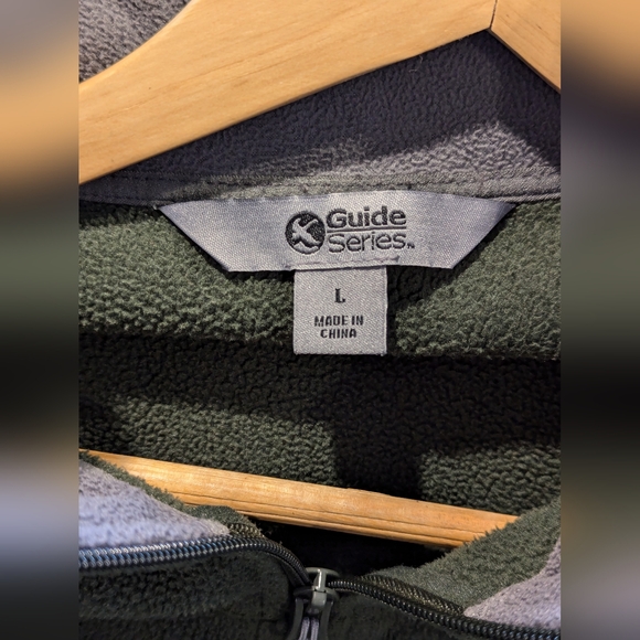 Guide Series, Men's Quarter Zip, Size Large, Forrest Green - Picture 5 of 7